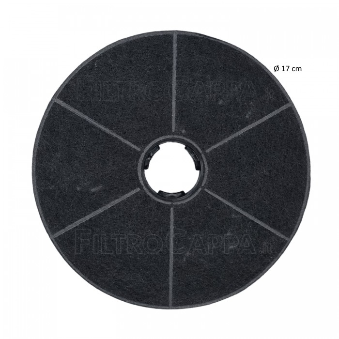 Filtre actif à charbon diamètre 2 pièces 17 cm pour hotte BAUMATI FKS385