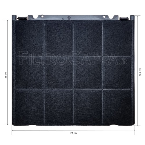 Filtre à charbon 24,2 x 27 cm pour hotte Hotpoint Ariston HNB9.5S FKS224 2