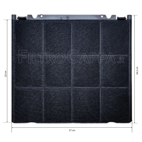 Filtro de Carvão 24,2 x 27 cm para Exaustor Hotpoint Ariston HNB9.5S FKS224 Filtro de Carvão 24,2 x 27 cm para Exaustor Hotpoint Ariston HNB9.5S FKS224