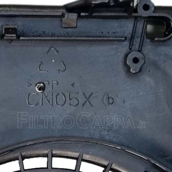 Carter droit pour moteur de hotte Elica CERTONA BOX IN CN05XA