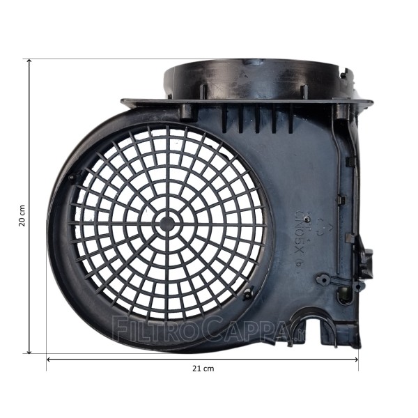 Semiguscio Destro per Motore Cappa Elica CERTONA BOX IN CN05XA