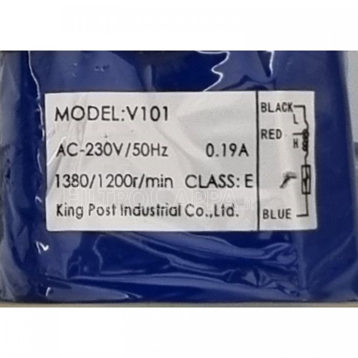 Motor V101 para desumidificador Vortice Vort 20 1.512.000.093 Motor V101 para desumidificador Vortice Vort 20 1.512.000.093