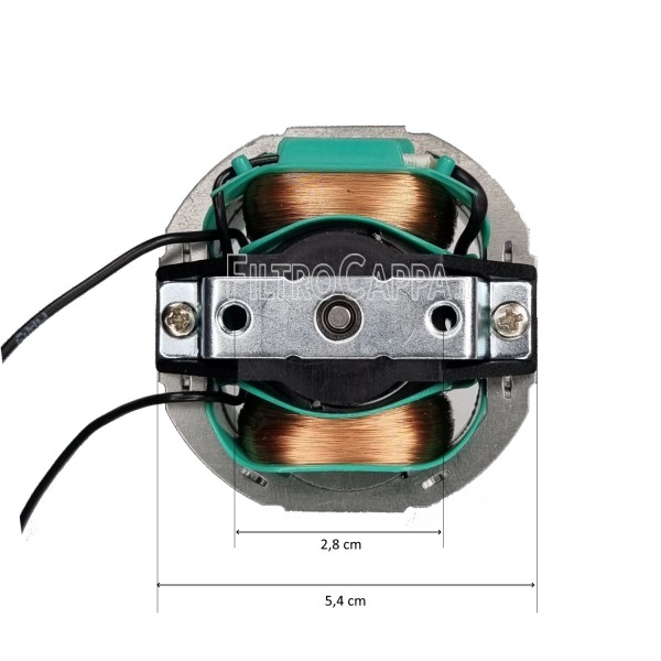 Motor de rolamentos para extratores de parede Vortice MF 100/4 1.325.000.477 Motor de rolamentos para extratores de parede Vortice MF 100/4 1.325.000.477