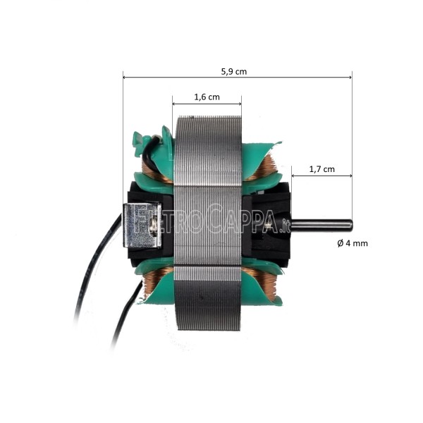 Bearings Motor for Vortice wall mounted extractors MF 100/4 1.325.000.477