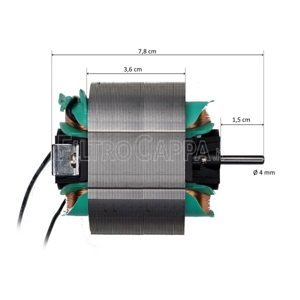 Bearings Motor for Vortice wall mounted extractors MF 150/6 1.325.000.399