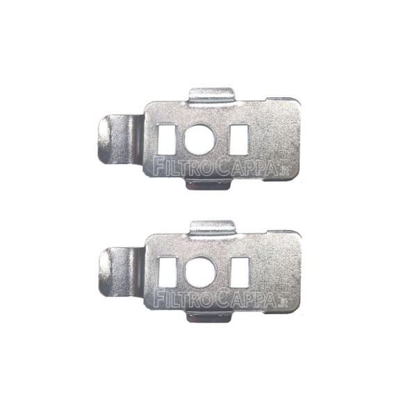 Grade de filtro de liberação de gancho kit de 2 peças para exaustor FABER 133.0018.592 Grade de filtro de liberação de gancho kit de 2 peças para exaustor FABER 133.0018.592