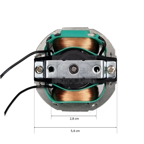 Motore Cuscinetti MT58 per aspiratori a parete Vortice MF 120 1.325.000.491
