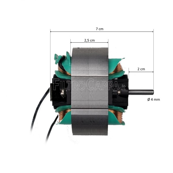 Bearings Motor MT58 for Vortice wall mounted extractors MF 120 1.325.000.491