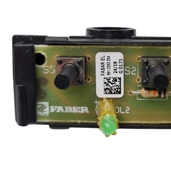 Teclado eletrônico para Exaustor Faber Smeg 133.0071.344