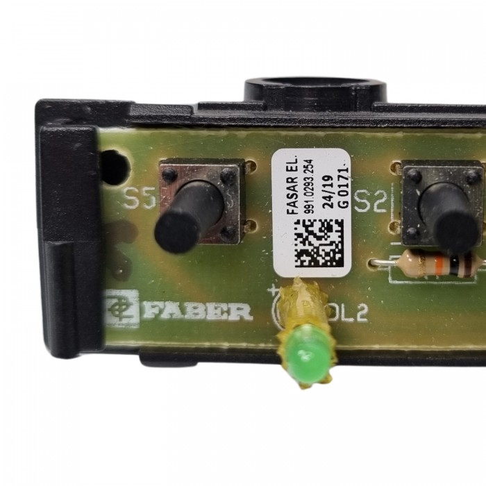 Teclado electrónico para campana extractora Faber Smeg 133.0071.344 Teclado electrónico para campana extractora Faber Smeg 133.0071.344