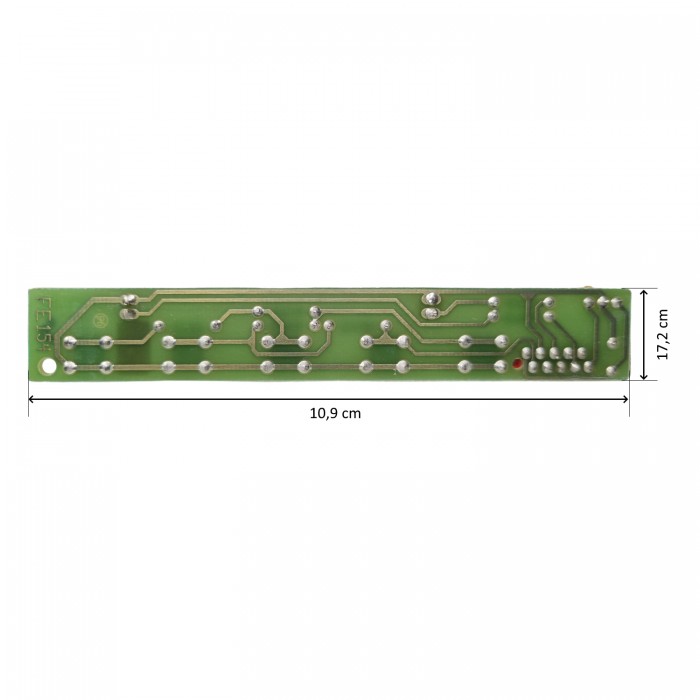 Clavier électronique pour hotte Faber Smeg 133.0071.344