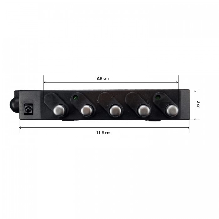 Clavier électronique pour hotte Faber Smeg 133.0071.344