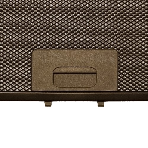 Filtro Metallico Nero 19,9 x 42,9 cm per Cappa Elica BOXIN GRI0172311A 2