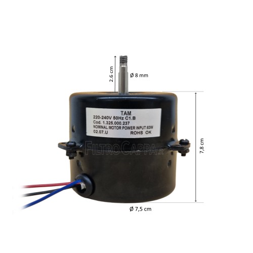 Motor para Vortice ECODRY 19330 1.325.000.237