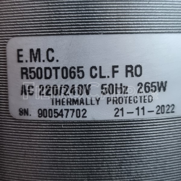 Moteur pour hotte aspirante Galvamet Faber EMC R50DT065 GPE737 R211077