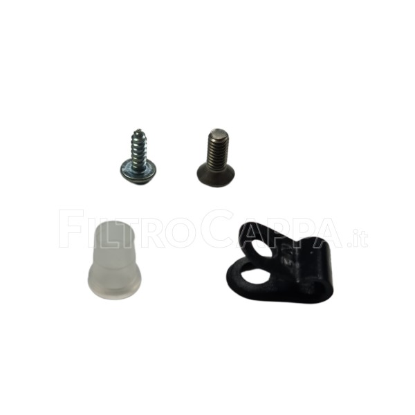 Kit boulon avec boucle de câble et vis pour hotte Faber Franke 133.0439.784 Kit boulon avec boucle de câble et vis pour hotte Faber Franke 133.0439.784