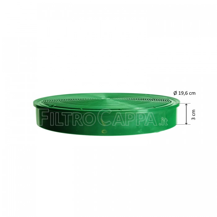 Filtro de carvão (2 peças) 19,6 cm de diâmetro de longa duração para exaustor Faber Franke FLL8 112.0185.278