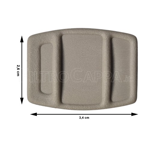 HOOK RELEASE FILTER GRID HANDLE (2 PIECES KIT) ELICA TURBOAIR HOOD 3055AH 2
