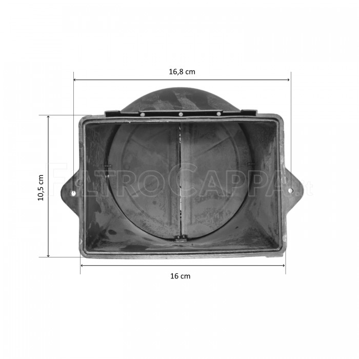Rückschlagventil für Dunstabzugshauben Smeg, Whirlpool, Elica RAC0042969 Rückschlagventil für Dunstabzugshauben Smeg, Whirlpool, Elica RAC0042969