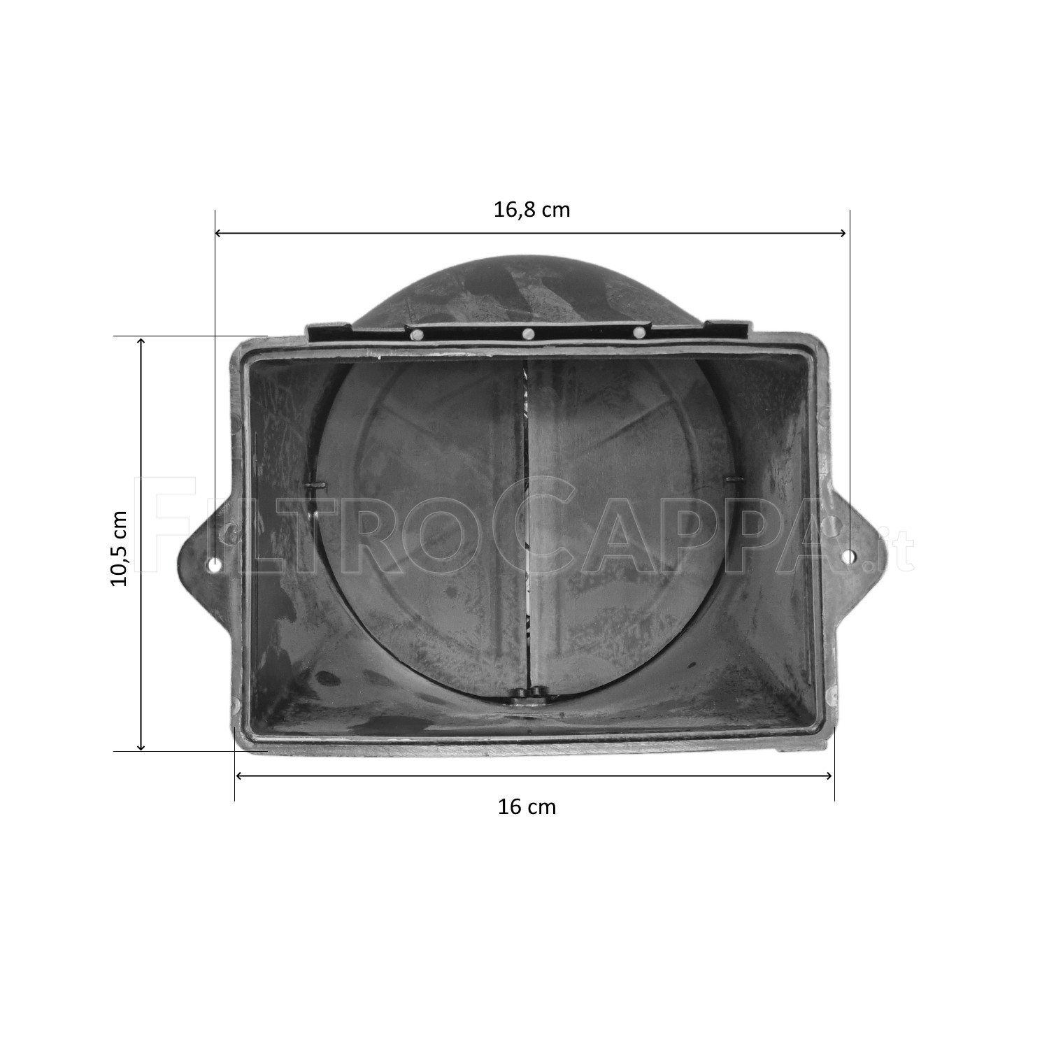 Clapet Anti-Retour Pour Hotte DN 150 Mm - Acier Galvanisé, Avec Joint Caoutchouc, Pour Ventilation