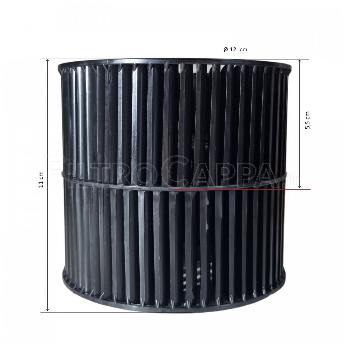 Diâmetro do impulsor 12 cm para exaustor Faber Ikea D27.703.R01 Diâmetro do impulsor 12 cm para exaustor Faber Ikea D27.703.R01