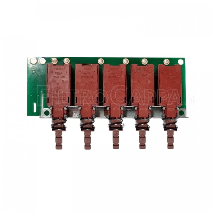 Teclado 5 botões para Exaustor Elica Whirpool Ikea ECB0117490