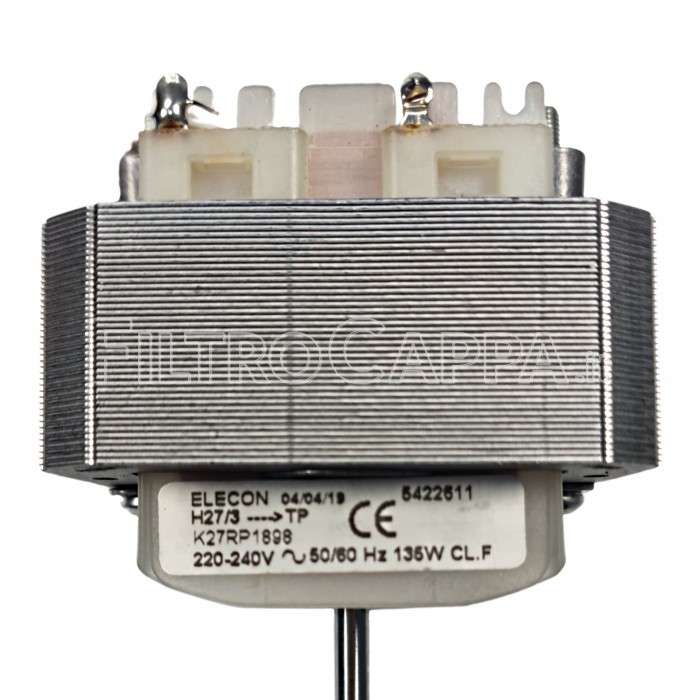 Motor universal de 3 velocidades mais fio comum K271898R 135 W para exaustor embutido MK110 Motor universal de 3 velocidades mais fio comum K271898R 135 W para exaustor embutido MK110