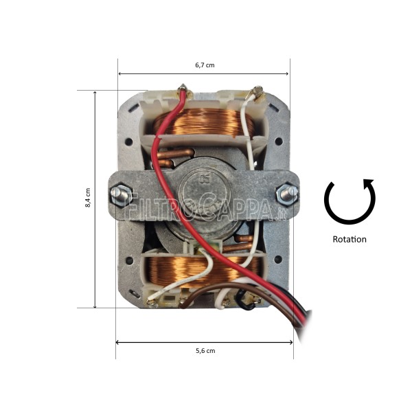 Universal 3-speed motor plus common wire K271898R 135 W for MK110 built-in hood Universal 3-speed motor plus common wire K271898R 135 W for MK110 built-in hood