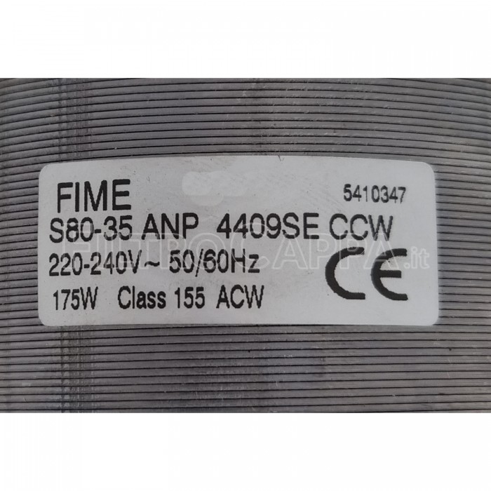 Motor S80-35 ANP 4409SE para campana extractora LED Elica BOXIN S MOT0104617