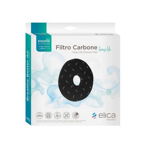 Filtro de carbón regenerable HP LONG LIFE para campana ELICA KIT0161410