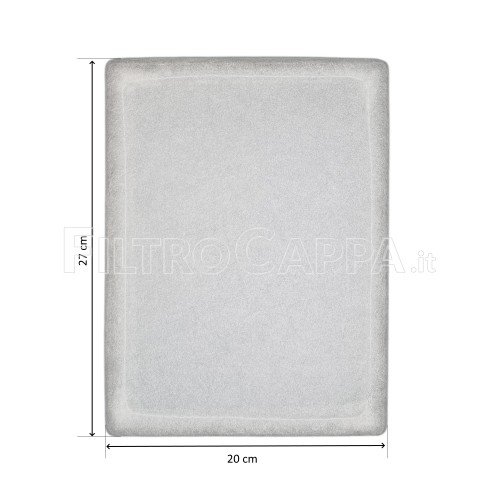 Filtro 20 x 27 cm para recuperador de calor Vortice VORT HR 200 12116 1.186.047.007