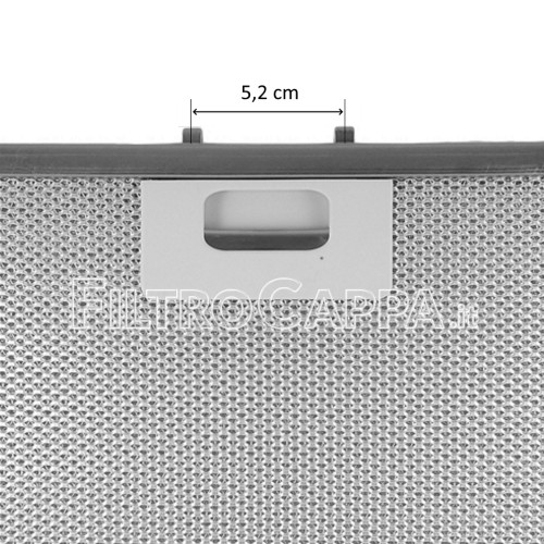 Metallic filter alluminium 33,5 x 24,7 cm for Elica Cooker Hood 10801290111 2