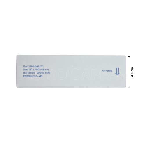 Filtro M5 FTR ePM10 299X157X48 para VORTICE VORT HR 250 11675 1.186.047.011 2