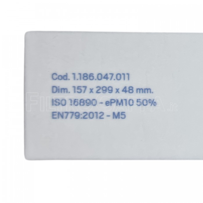 Filtre M5 FTR ePM10 299X157X48 pour VORTICE VORT HR 250 11675 1.186.047.011