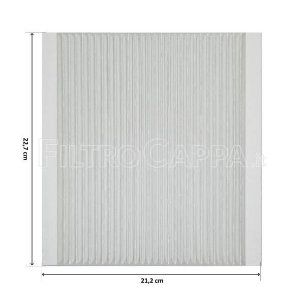 Filter M5 227x212x24 for Vortice Vort Hri 200 Phantom VMC 11290 21431
