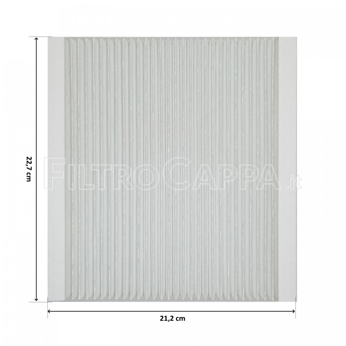 Filter M5 227x212x24 for Vortice Vort Hri 200 Phantom VMC 11290 21431