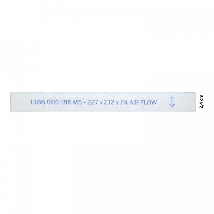 Filtro M5 227x212x24 per Vortice Vort Hri 200 Phantom VMC 11290 21431 Filtro M5 227x212x24 per Vortice Vort Hri 200 Phantom VMC 11290 21431