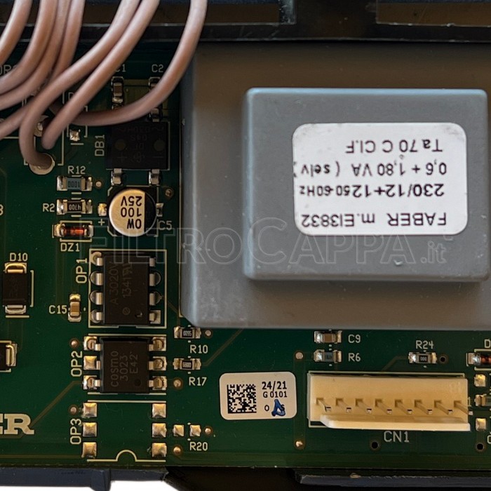 CARTE D'ALIMENTATION PRINCIPALE FABER HOTTE MAGICA PIÈCE DE RECHANGE D'ORIGINE 404000046 133.0058.797