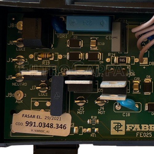 PLACA ENERGÍA PRINCIPAL CAMPANA EXTRACTORA FABER MAGICA RECAMBIO ORIGEN 404000046 133.0058.797 2