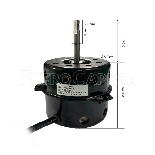 Motor TAM 120 W para VORTICE LINEO 200 1.325.000.559