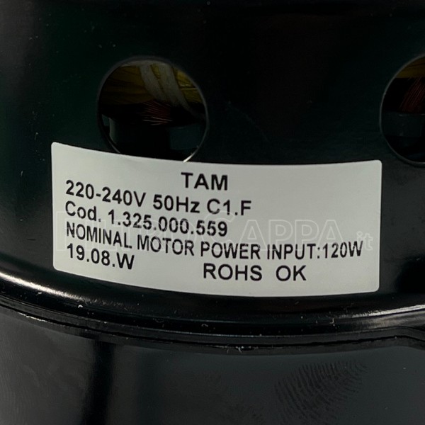Motore TAM 120 W per aspiratore VORTICE LINEO 200 1.325.000.559
