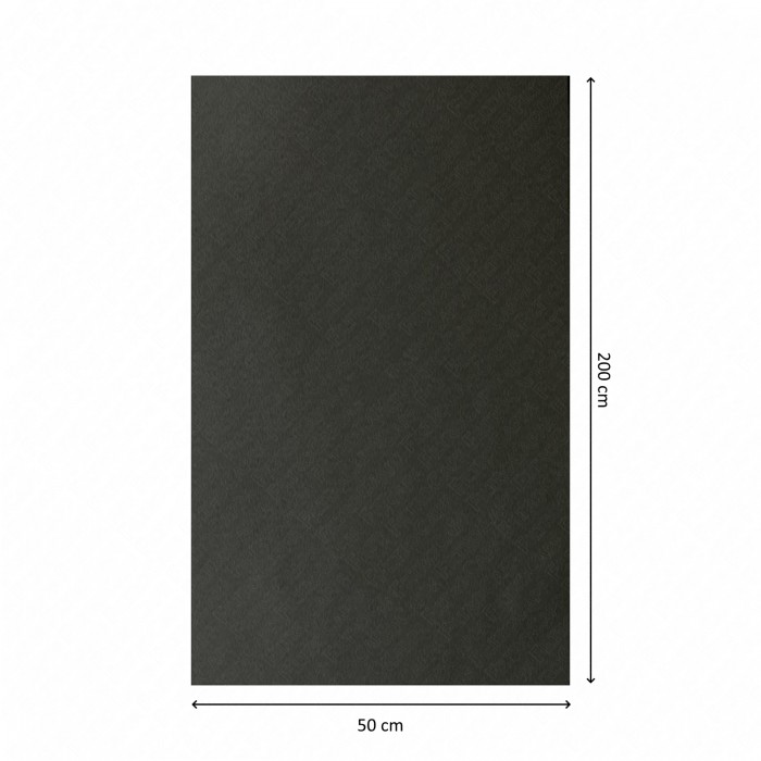 Filtre absorbant acoustique adhésif en éponge noire 200 x 50 cm pour hotte aspirante