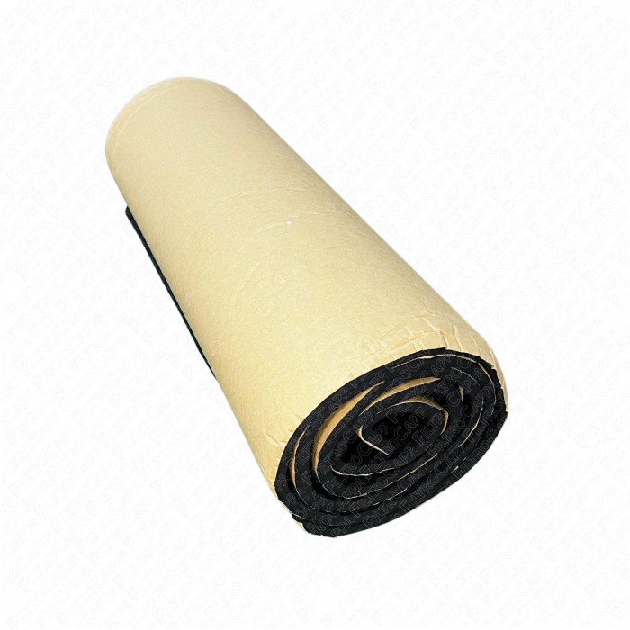 Filtre absorbant acoustique adhésif en éponge noire 200 x 50 cm pour hotte aspirante