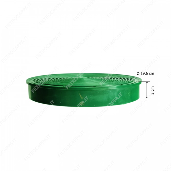 Filtro Carbone (2 pz) Diametro 19,6 cm Long life per Cappa Faber Franke FLL8 FKS242