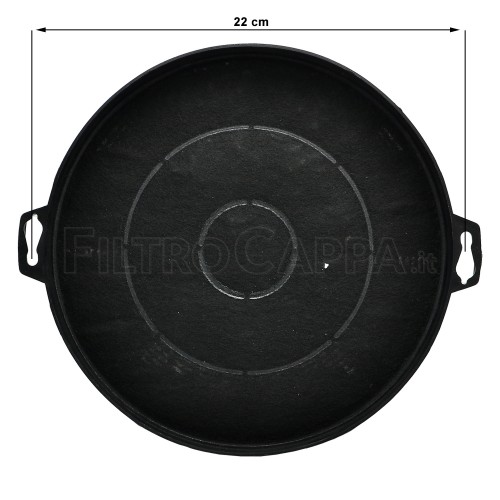Kit de filtro de carvão (2 peças) 21,0 cm para exaustor Airforce AFFCALN2CS 2