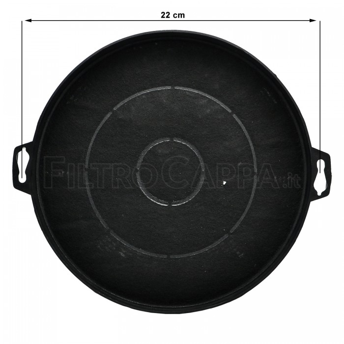 Kit de filtros de carbón (2 uds.) 21,0 cm para campana extractora Airforce AFFCALN2CS
