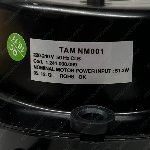 Motor for Vortice Extractor Fan 1.241.000.099 Motor for Vortice Extractor Fan 1.241.000.099