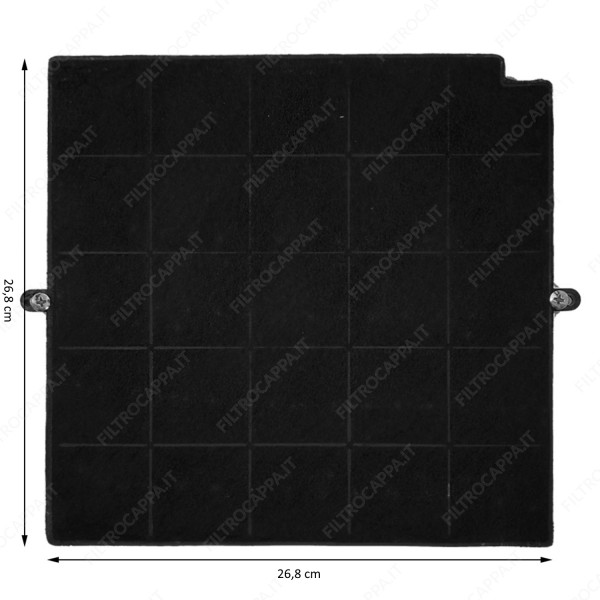 Filtro carbone Long Life 26,8 x 26,8 cm per cappa AIRFORCE AFCFCAF97CSLL