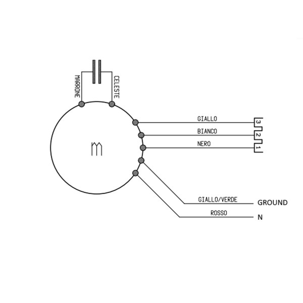Motor for ELICA Cooker Hood AOSTA S80-40ANP6607 S406607