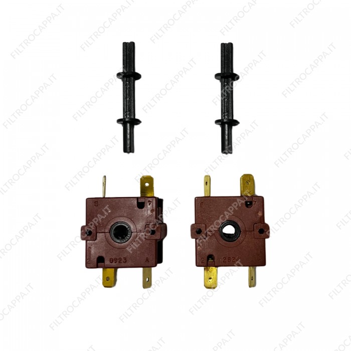 Drehschalter und Knopf Set für Dunstabzugshaube von Faber Franke 133.0394.066 Drehschalter und Knopf Set für Dunstabzugshaube von Faber Franke 133.0394.066